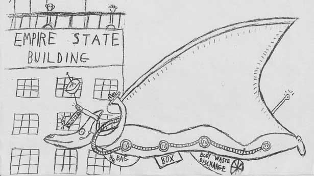 Jeffery and the Dinosaurs, Christoph Steger, Drawings by Jeffery Marzi