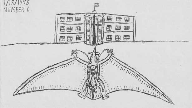 Jeffery and the Dinosaurs, Christoph Steger, Drawings by Jeffery Marzi