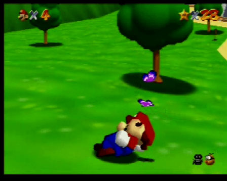 SuperMario Sleeping (with butterflies)