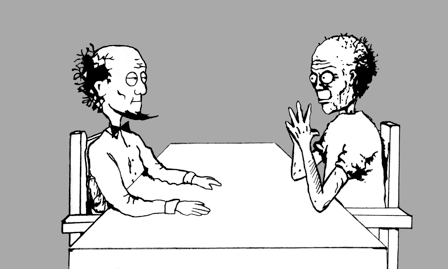 World Stareout Competition, created by Paul Hatcher, animated by Chris Shepherd, from Graham Linehan & Arthur Matthew's BBC/Talkback sketch show Big Train